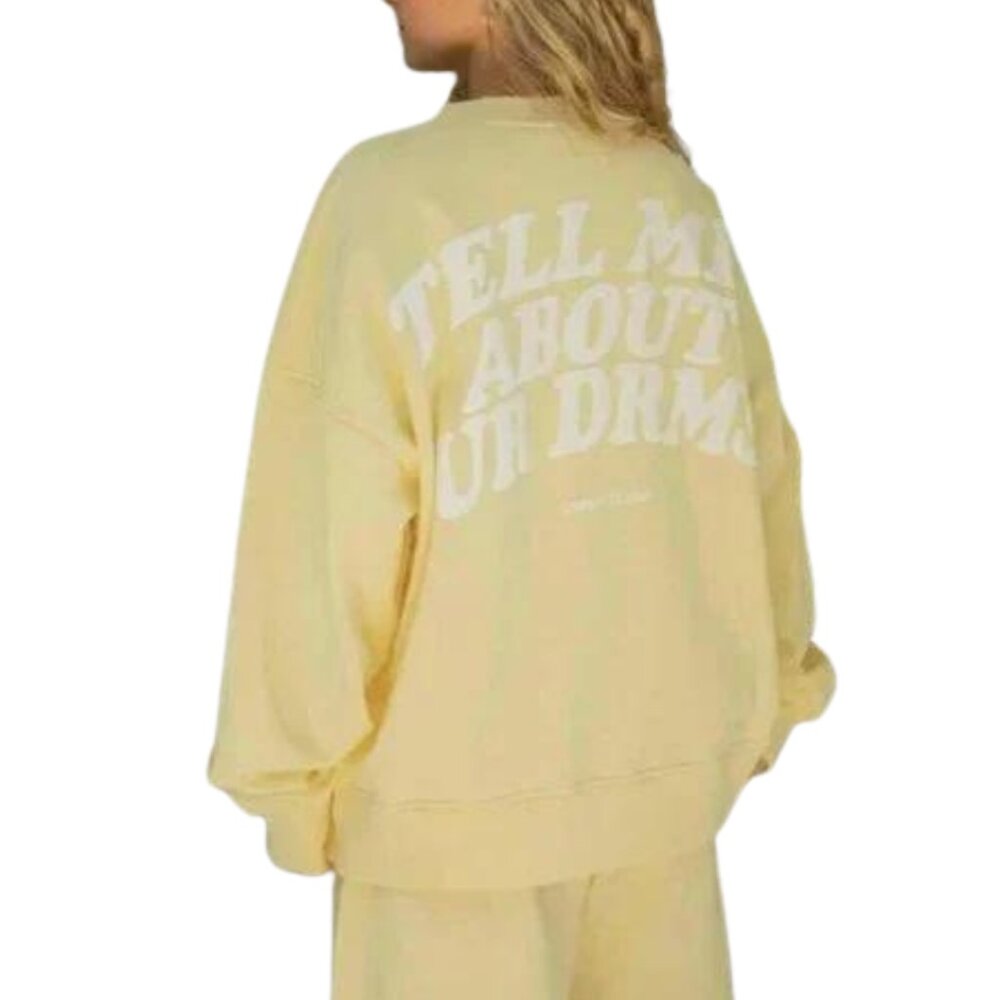 Drmers club sunshine yellow sweatshirt xs